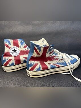 Converse Chuck Taylor All Star High Top Sneakers — Red, Blue, White Union Jack